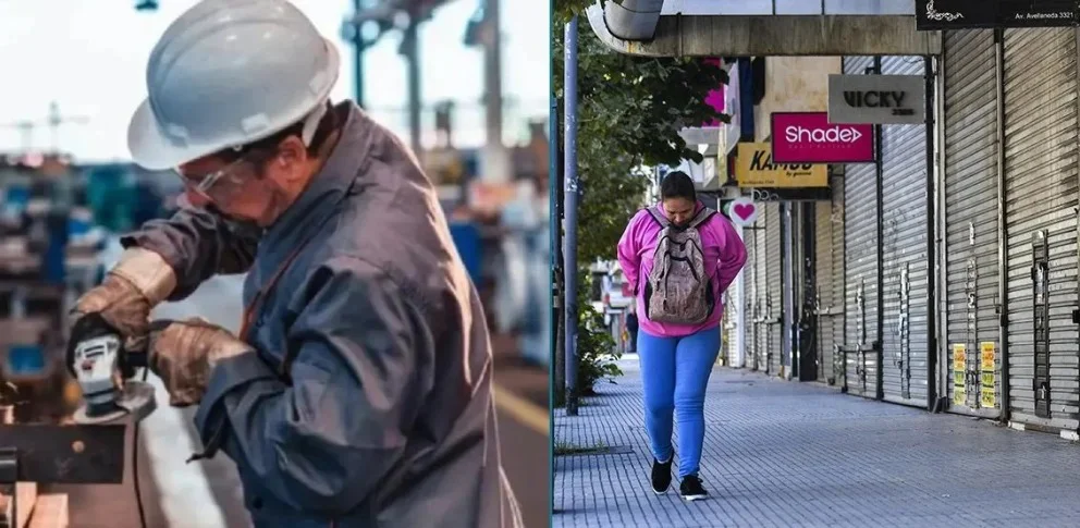 cae el empleo y la industria